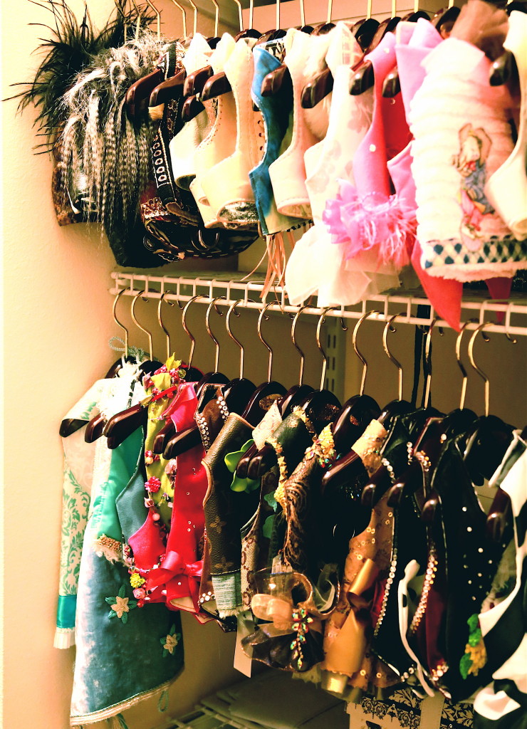 A small part of Sophia's custom closet 